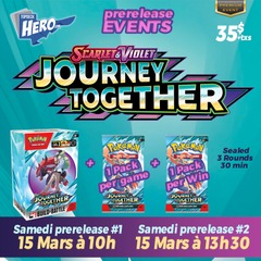 Pokemon – Prerelease - Scarlet & Violet -Journey Together – 15 Mars 13h30